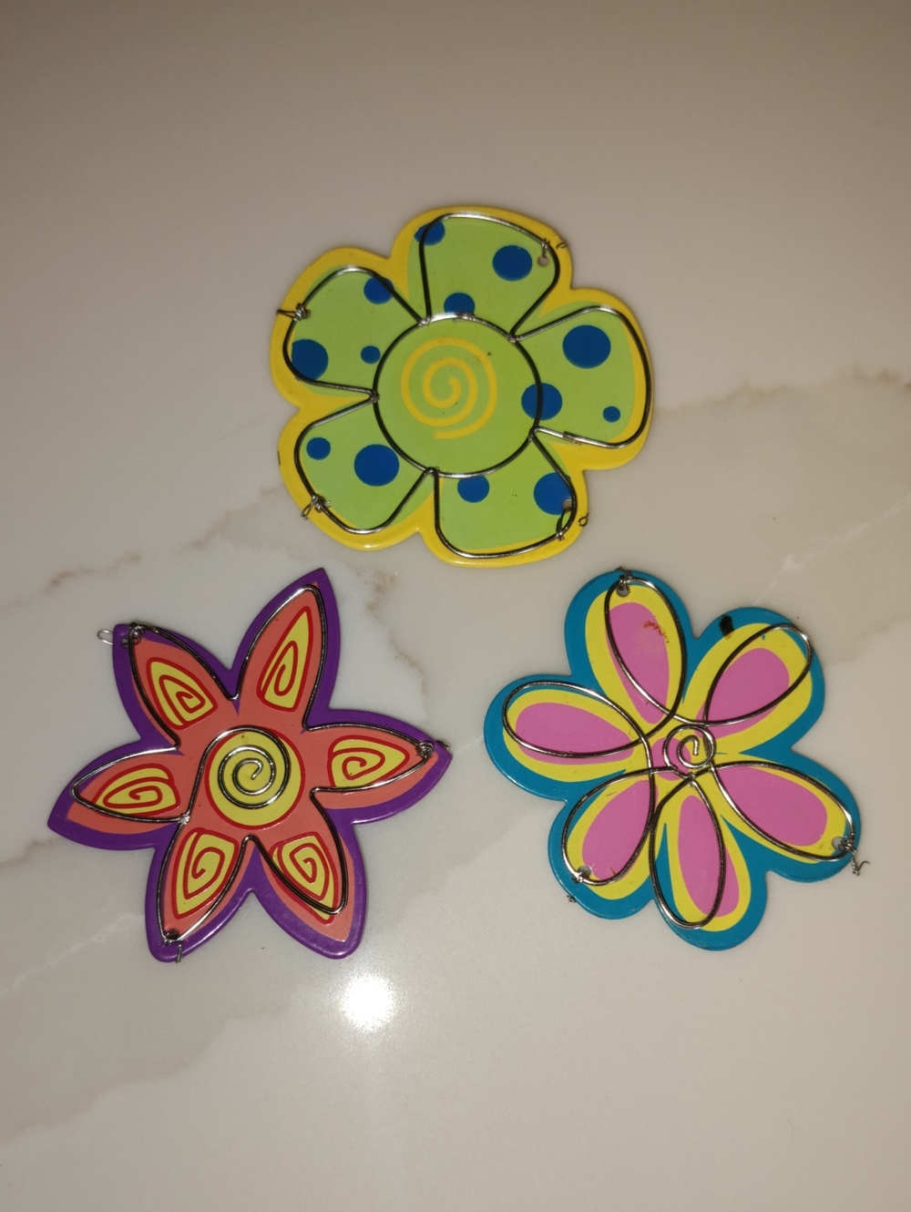 Colorful Flower Magnet Set